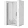 shower door Rea Rapid Slide 120x195 safety glass, transparent, chrome (REA-K5602)