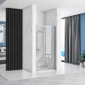 shower door Rea Rapid Slide 120x195 safety glass, transparent, chrome (REA-K5602)