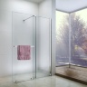 Cabina de ducha Rea Cortis 100, cristal de seguridad, transparente (REA-K7210)