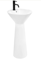 Lavabo Rea River 44x44 de pie, blanco (REA-U6962)
