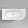acrylic bathtub Rea Bellanto 160x75 + siphon + click/clack plug, left (REA-W0252)