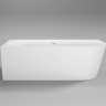 acrylic bathtub Rea Bellanto 160x75 + siphon + click/clack plug, left (REA-W0252)