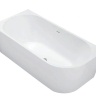 acrylic bathtub Rea Bellanto 160x75 + siphon + click/clack plug, left (REA-W0252)