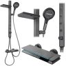 shower system Rea Karl with thermostat, tytan (REA-P4880)