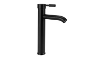 Mezclador de lavabo Rea Graf negro, alto (REA-B8665)