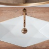 Lavabo Rea Vegas 37x57 borde oro blanco rosa (REA-U5605)