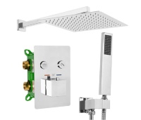 Juego de ducha Rea Fenix cromado (REA-P6356)