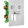 Juego de ducha Rea Fenix cromado (REA-P6356)