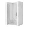 shower door Rea Rapid Slide 150x195 safety glass, transparent, chrome (REA-K5605)