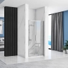 shower door Rea Rapid Slide 150x195 safety glass, transparent, chrome (REA-K5605)