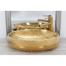 Lavabo Rea Melania 40,5x60 dorado (REA-U9001)