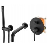 Bath mixer Rea Lungo black matte (REA-P6300)
