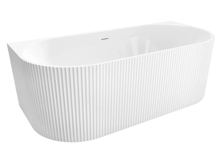 Bañera acrílica Rea Veneta 170x80 + sifón + tapón clic/clack (REA-W0254)