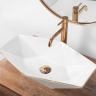 Lavabo Rea Vegas 37x57 borde oro rosa (REA-U5605)
