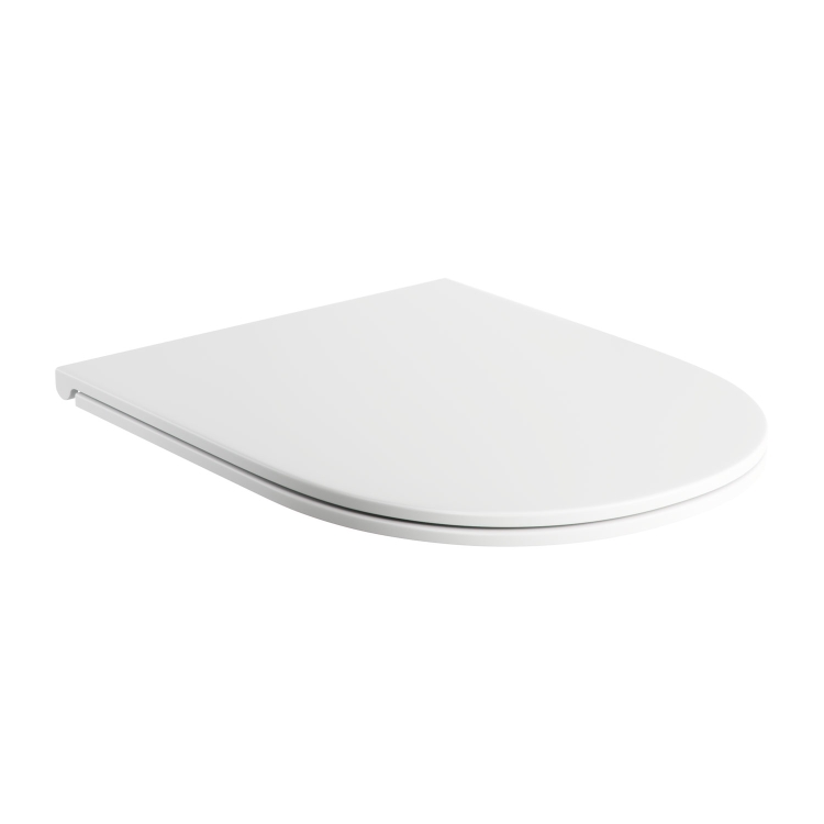Asiento Omnires Ottawa de duroplast con microelevación blanco mate (OTTAWADEBM)