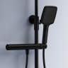 shower system Rea Pedro with thermostat, black (REA-P0897)