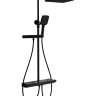 shower system Rea Pedro with thermostat, black (REA-P0897)