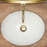 washbasin Rea Sofia 41x34,5 gold edge (REA-U3287)