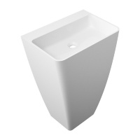 Lavabo Omnires Parma 43x55 de pie blanco (PARMAUWBOBP)