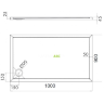 Omnires Merton tray 90x100 (MERTON90/100/PBP)
