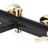 Mezclador de baño Rea Polo negro/dorado (REA-B9979)