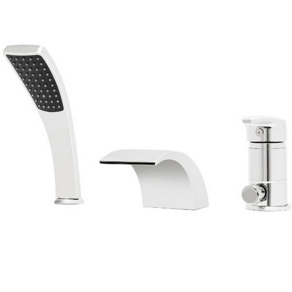 Mezclador de baño Rea Riven cromado (REA-B0457)