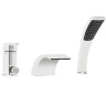 Mezclador de baño Rea Riven cromado (REA-B0457)