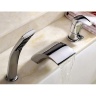 Mezclador de baño Rea Riven cromado (REA-B0457)