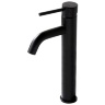 washbasin mixer Rea Lungo black matte, high (REA-B4103)