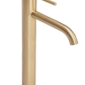 Mezclador de lavabo alto Rea Clif cepillado en oro (REA-B5329)