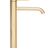 Mezclador de lavabo alto Rea Clif cepillado en oro (REA-B5329)