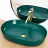 washbasin Rea Cleo 60,5x41 green matt (REA-U5636)