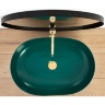 washbasin Rea Cleo 60,5x41 green matt (REA-U5636)
