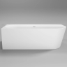 acrylic bathtub Rea Bellanto 150x75 + siphon + click/clack plug, left (REA-W0250)