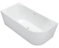 Bañera acrílica Rea Bellanto 150x75 + sifón + tapón clic/clack, izquierda (REA-W0250)