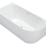 acrylic bathtub Rea Bellanto 150x75 + siphon + click/clack plug, left (REA-W0250)