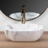 Lavabo Rea Amelia Mini 38x26 aiax brillo (REA-U9107)