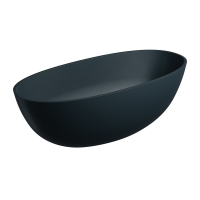 Baño Omnires Shell 160x75 ovalado negro lava (SHELLWWBLV)