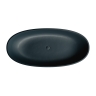 Baño Omnires Shell 160x75 ovalado negro lava (SHELLWWBLV)