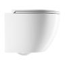 toilet Omnires Ottawa Silent Power 49x37 rimless wall hung, duroplast seat, white gloss (OTTAWASPXMWBP)