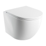 toilet Omnires Ottawa Silent Power 49x37 rimless wall hung, duroplast seat, white gloss (OTTAWASPXMWBP)