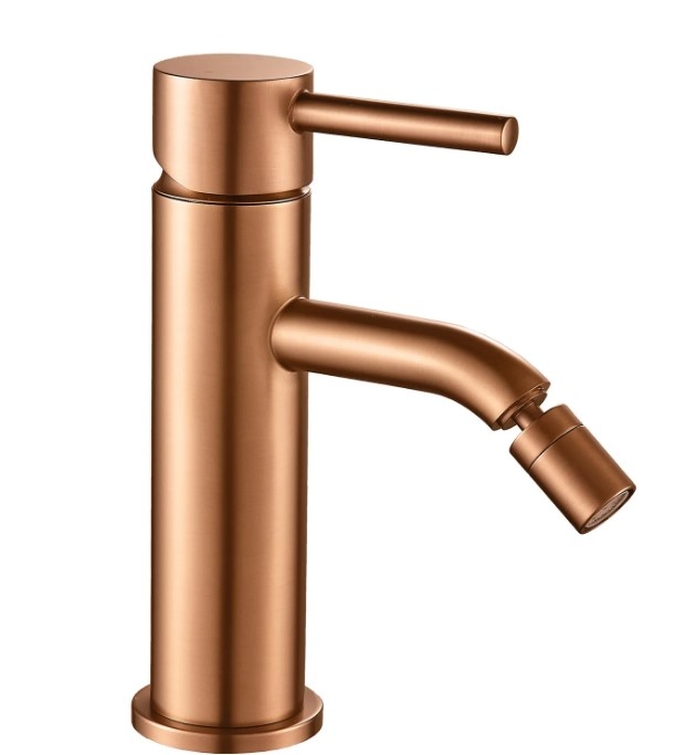 bidet mixer Rea Lungo copper brush (REA-B1116)