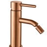 bidet mixer Rea Lungo copper brush (REA-B1116)