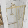 shower door Rea Alex 90x190 transparent glass, brushed gold (REA-K2506)
