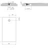 поддон Omnires Aquarock M+ 90х160 matt ash grey (AQUAROCK90-160AG)