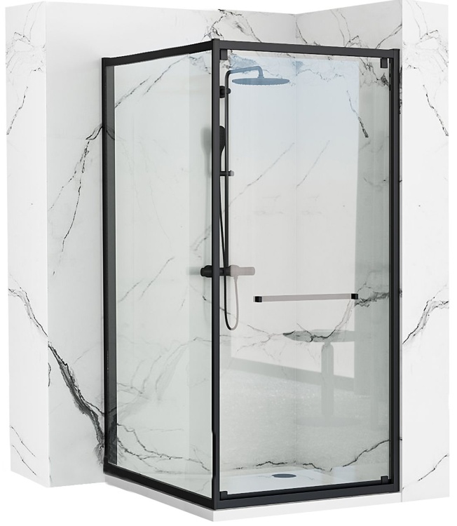 shower cabin Rea Space In 80x100 safety glass, transparent (REA-K8882)