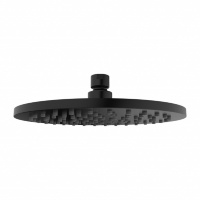 Ducha fija Omnires Slimline negra mate 20 cm (WG120BL)