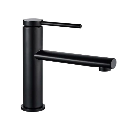 Mezclador de lavabo Rea Oval negro (REA-B6516)