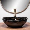 washbasin Rea Sofia 41x34,5 black marble shiny (REA-U5611)