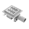 drain Rea Line 150x150 nickel brush (REA-G6205)
